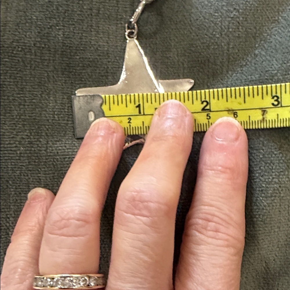Free People Silver Star Pendant Necklace - Picture 2 of 4